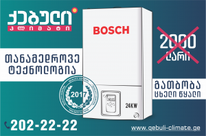 Bosch - თანამედროვე და ხელმისაწვდომი