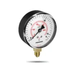 PAKKENS მანომეტრი Ø100 / 0-100bar / CL.2,5 , 1/2", ქვედა მიერთებით