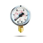 PAKKENS მანომეტრი Ø50 / 0-10bar / CL.2,5 , 1/4", ქვედა მიერთებით