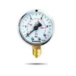 PAKKENS მანომეტრი Ø50 / 0-10bar / CL.2,5 , 1/4", ქვედა მიერთებით - Image 2