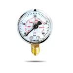 PAKKENS მანომეტრი Ø50 / 0-10bar / CL.2,5 , 1/4", ქვედა მიერთებით - Image 3