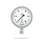 PAKKENS მანომეტრი გაზის Ø63 / 0-100Mbar / CL.1,6 , 1/4" ქვედა მიერთებით - Image 3