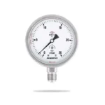 PAKKENS მანომეტრი გაზის Ø63 / 0-100Mbar / CL.1,6 , 1/4" ქვედა მიერთებით